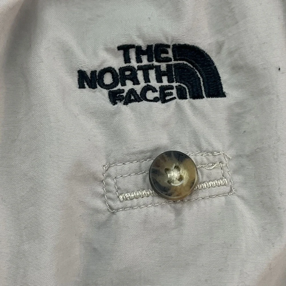 The North Face Mens L G Long Sleeve‎ Button Up Shirt Lightweight Tan
